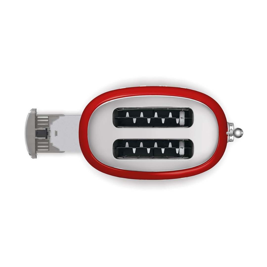 2-Schlitz-Toaster, kompakt rot - SMEG