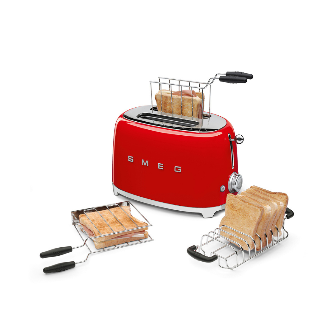 2-Schlitz-Toaster, kompakt rot - SMEG