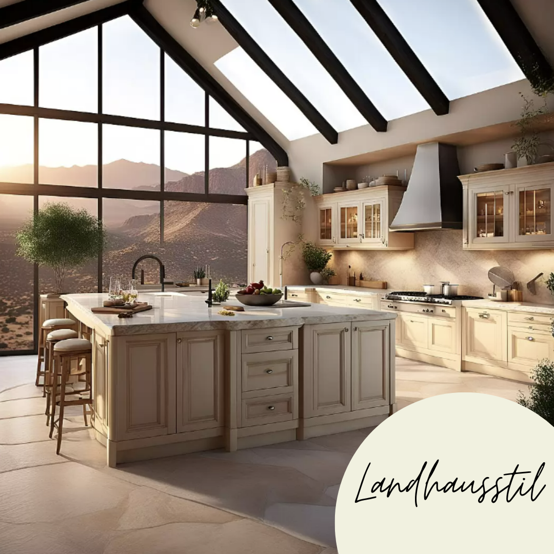 Landhausküche Castello Creme