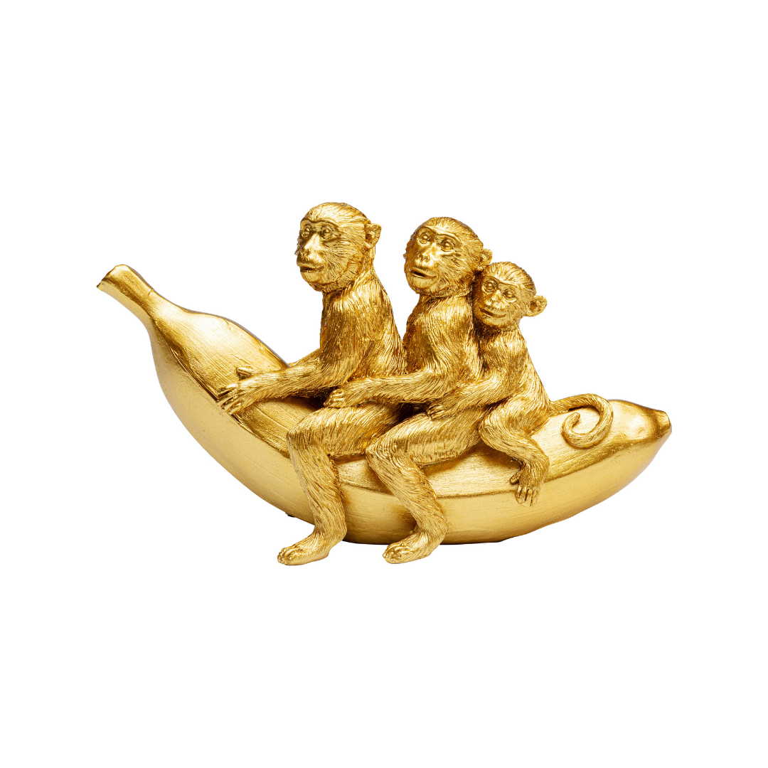 Deko Figur Banana Ride 12cm-KARE