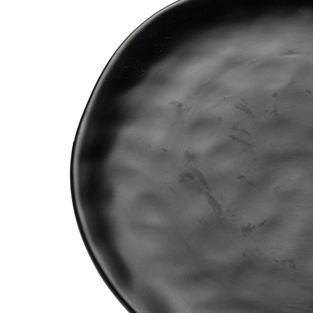 Teller Organic Black Ø26cm-KARE