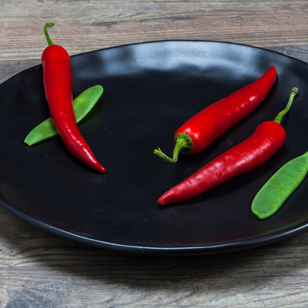 Teller Organic Black Ø20cm-KARE