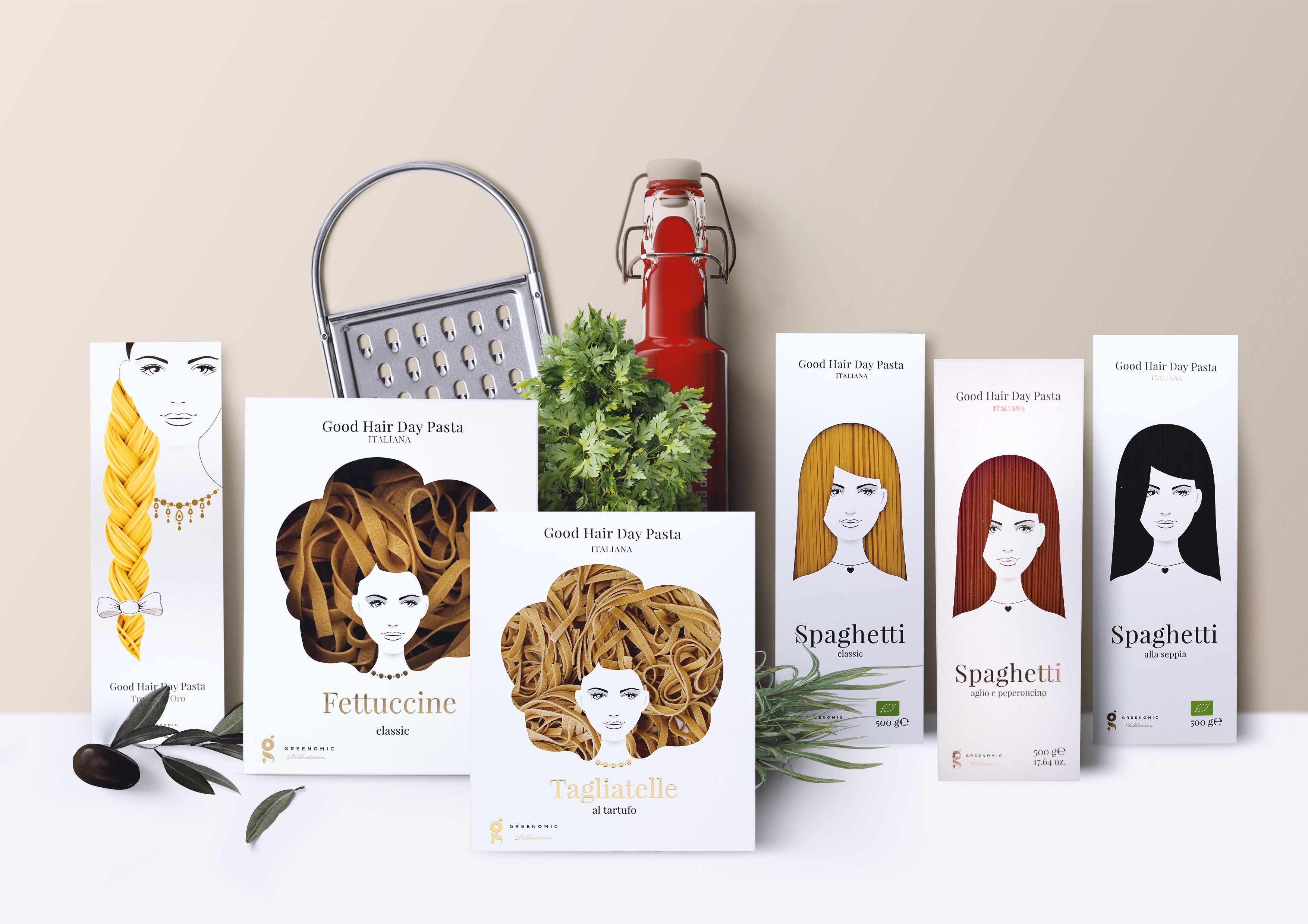 PASTA Good Hair Day Fettuccine al basilico e limone - 250 gr