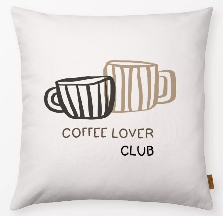 Kissen Tassen Liebe - textilwerk