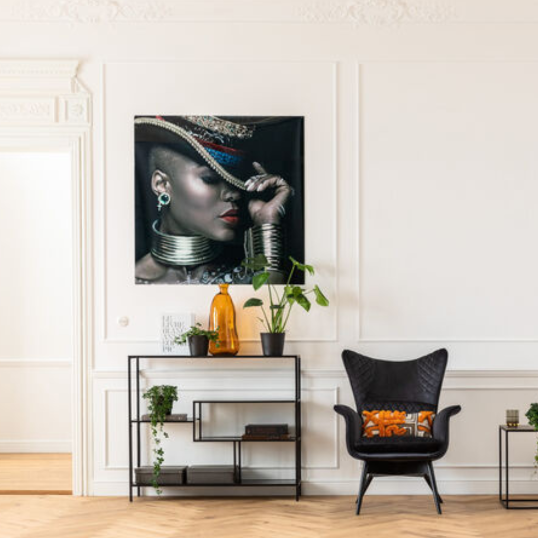 Regal Loft Schwarz 115 x 100 cm - KARE