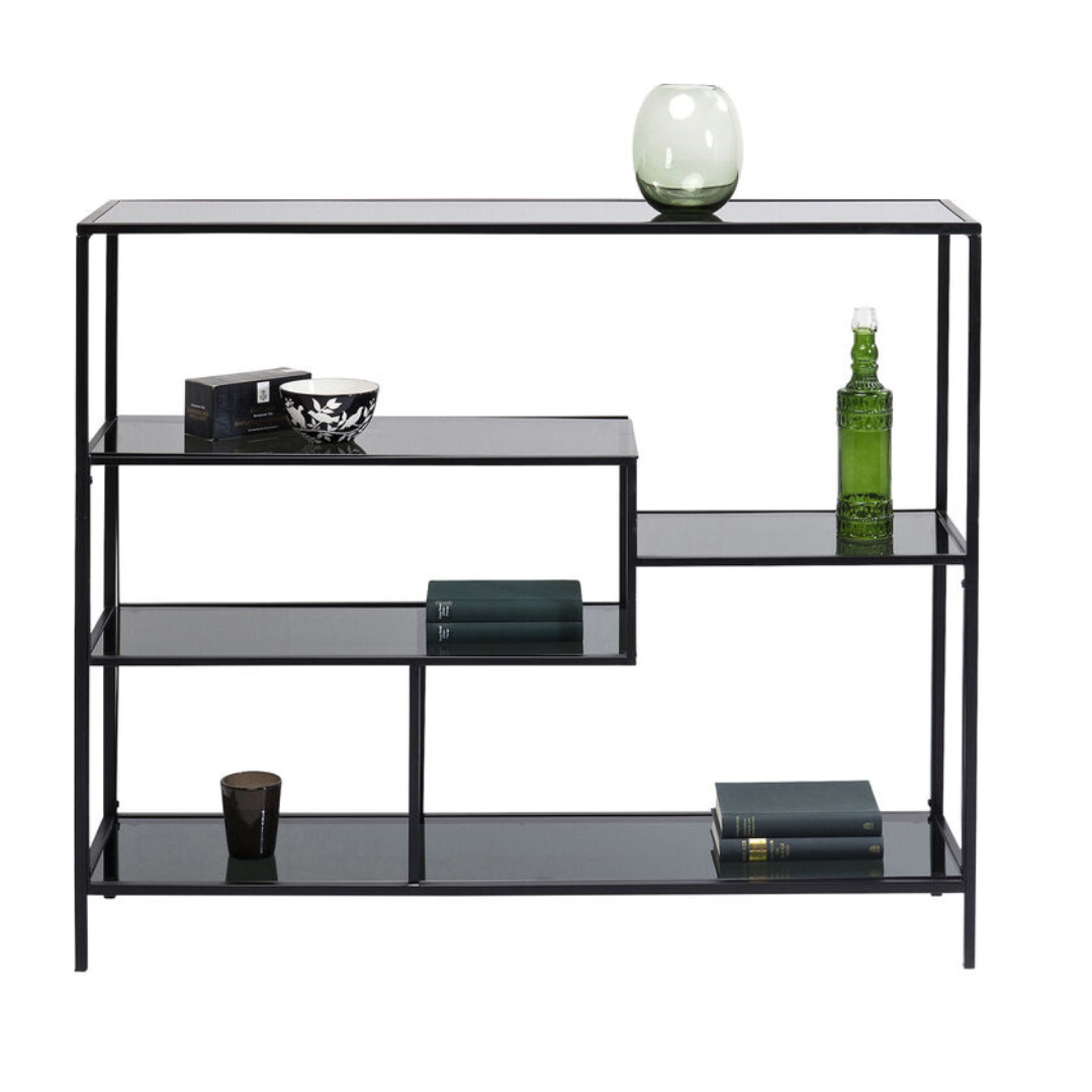 Regal Loft Schwarz 115 x 100 cm - KARE