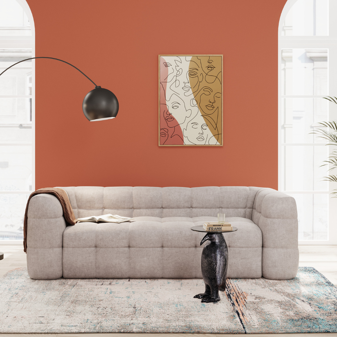 Sofa 3-Sitzer Salamanca Creme 240cm - KARE