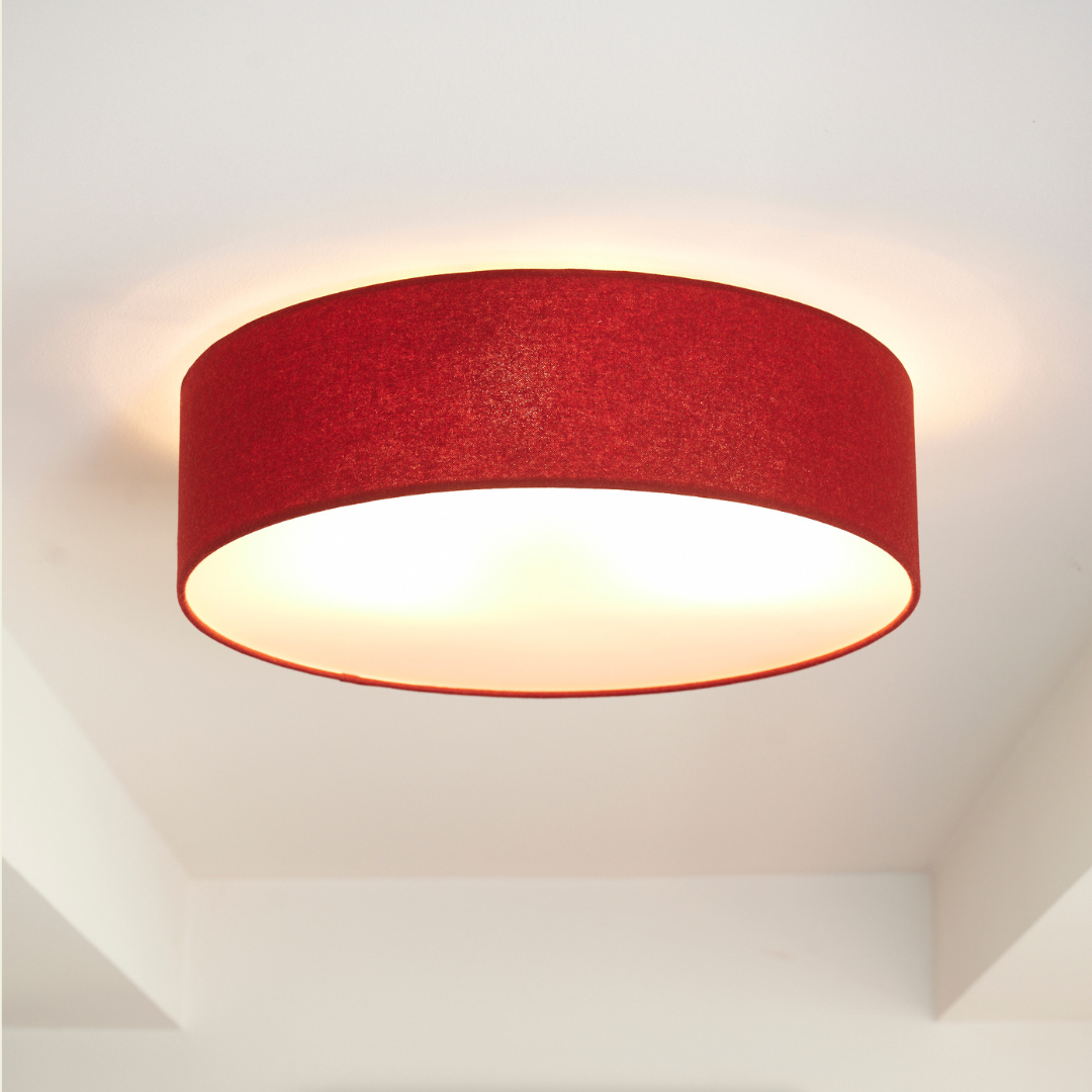 Discus 55 Deckenleuchte Loden Rot - Leuchtnatur