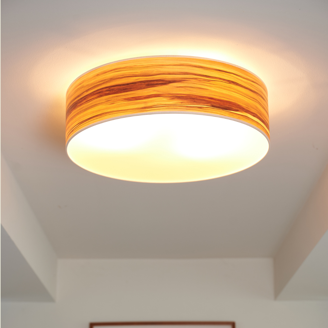 Discus 55 Deckenleuchte Nussbaum satin - LeuchtNatur