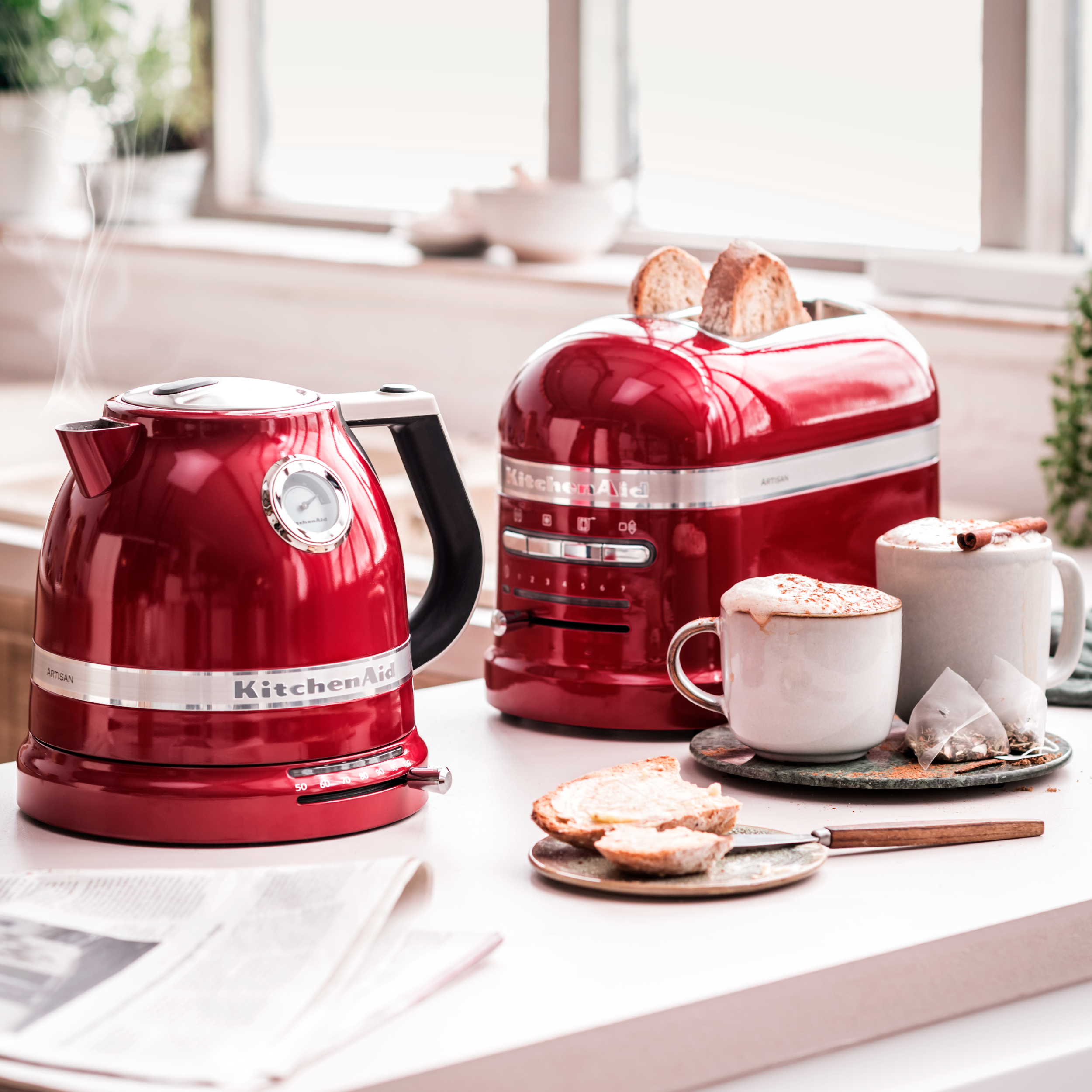 Wasserkocher ARTISAN 1,5 L Liebesapfelrot - KitchenAid