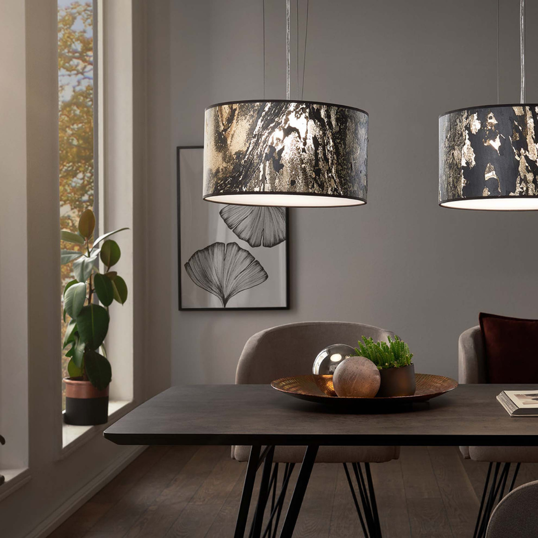 Discus 35 Deckenleuchte Schiefer Anthrazit - LeuchtNatur