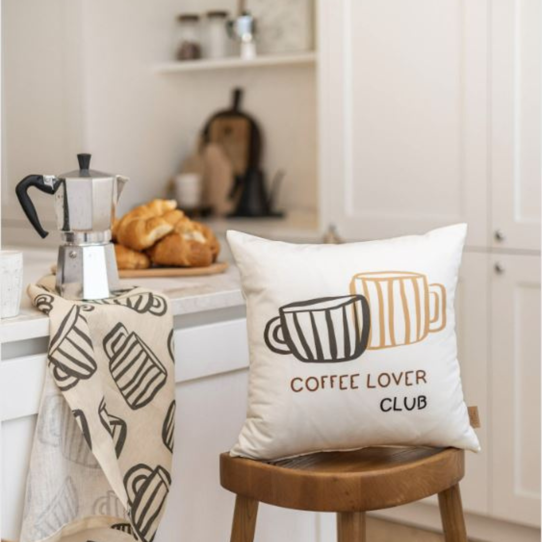 Kissen Tassen Liebe - textilwerk