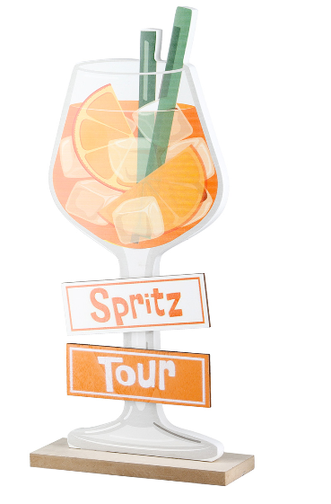 Standrelief Weinglas Spritztour