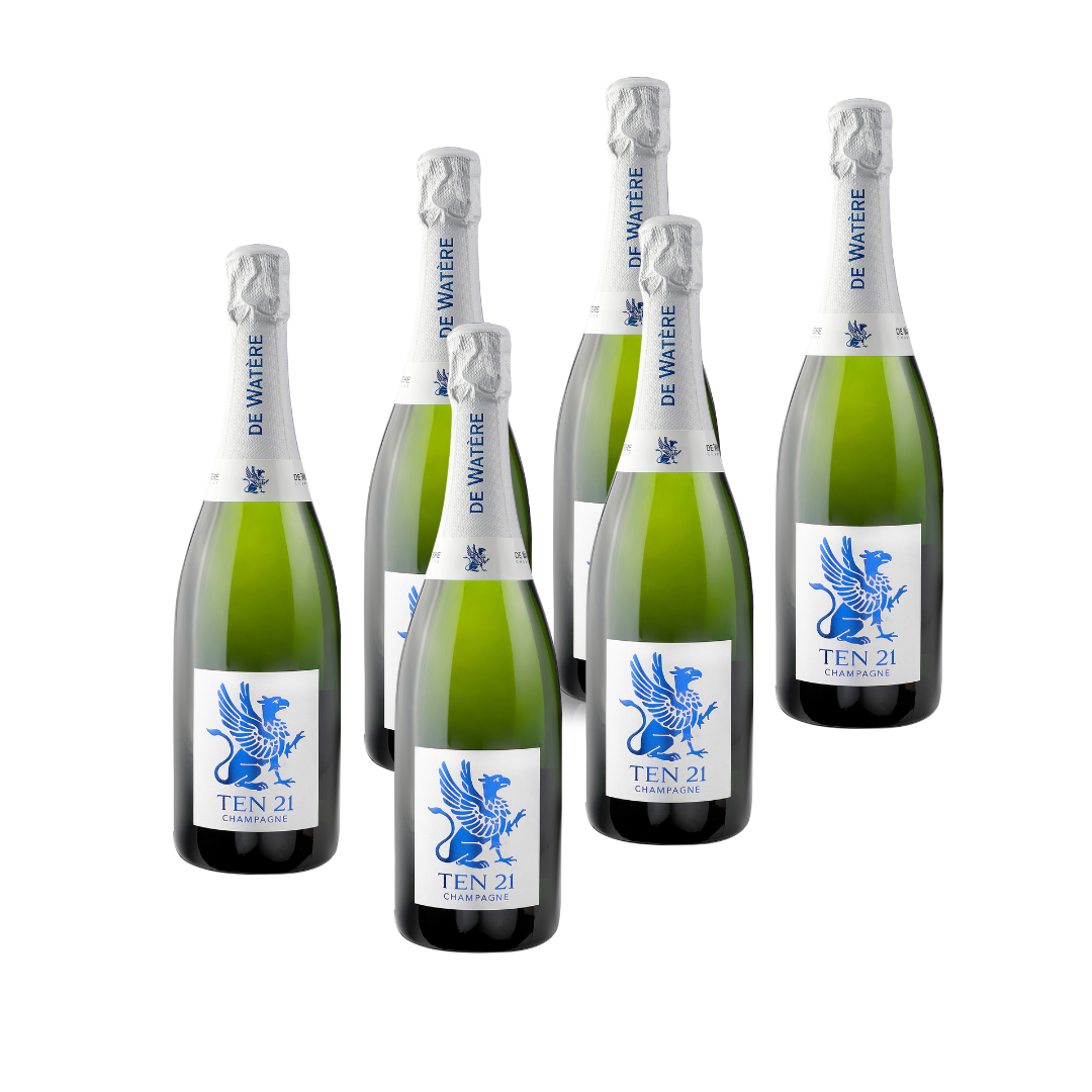 DE WATÈRE Champagne TEN 21 - 6 Stück