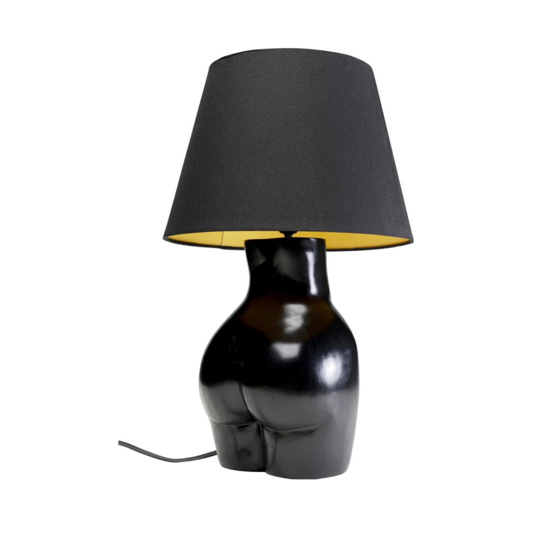 Tischleuchte Donna Schwarz 48cm - KARE