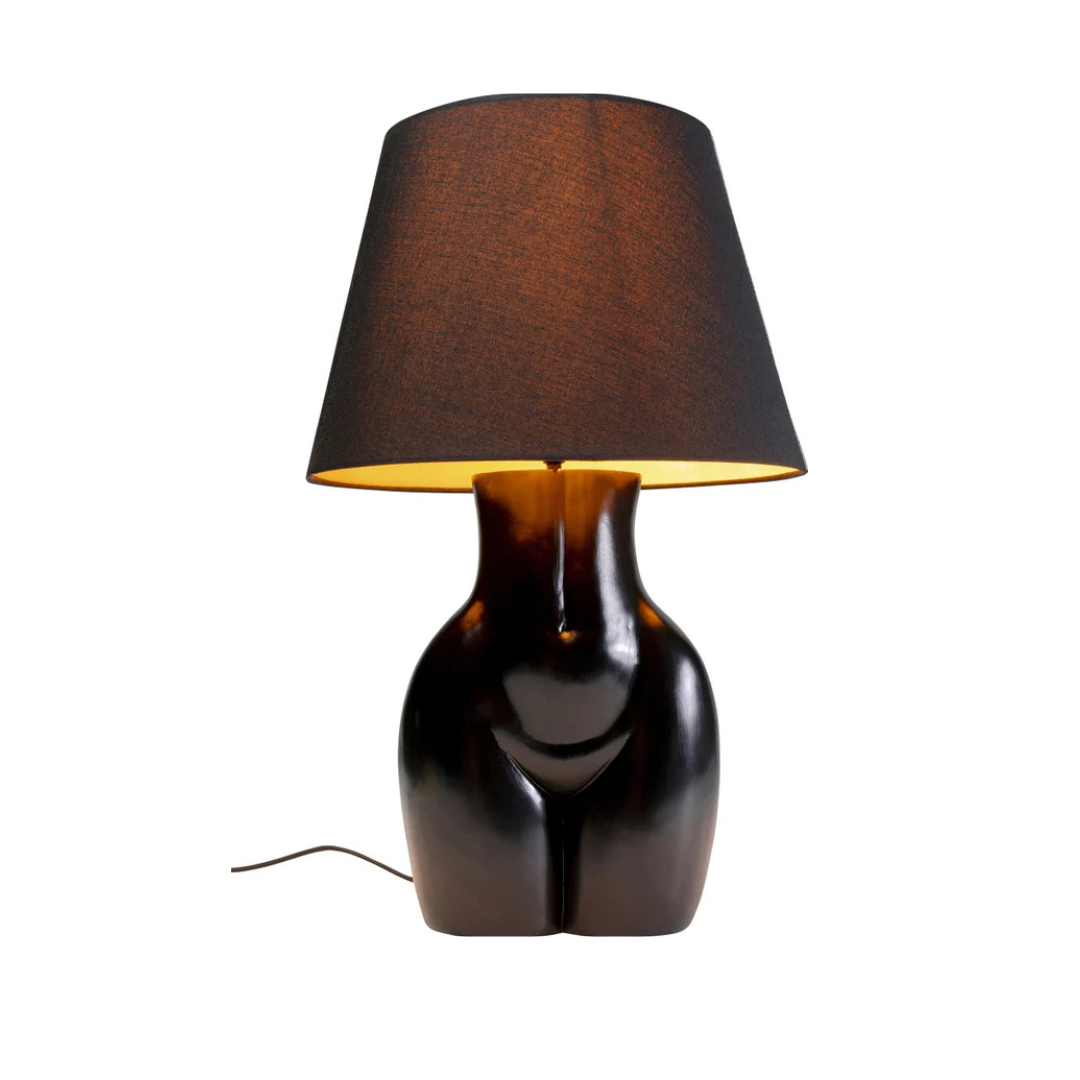 Tischleuchte Donna Schwarz 48cm - KARE