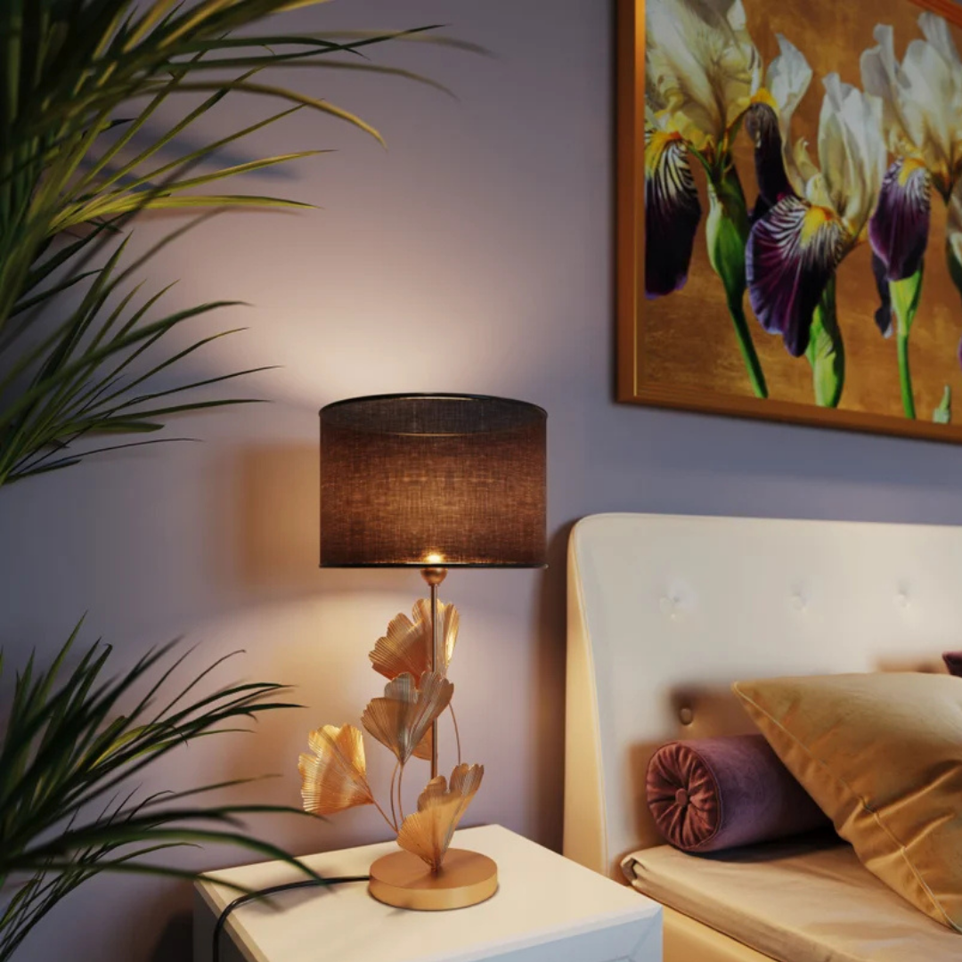 Tischleuchte Flores Gold 62cm - KARE