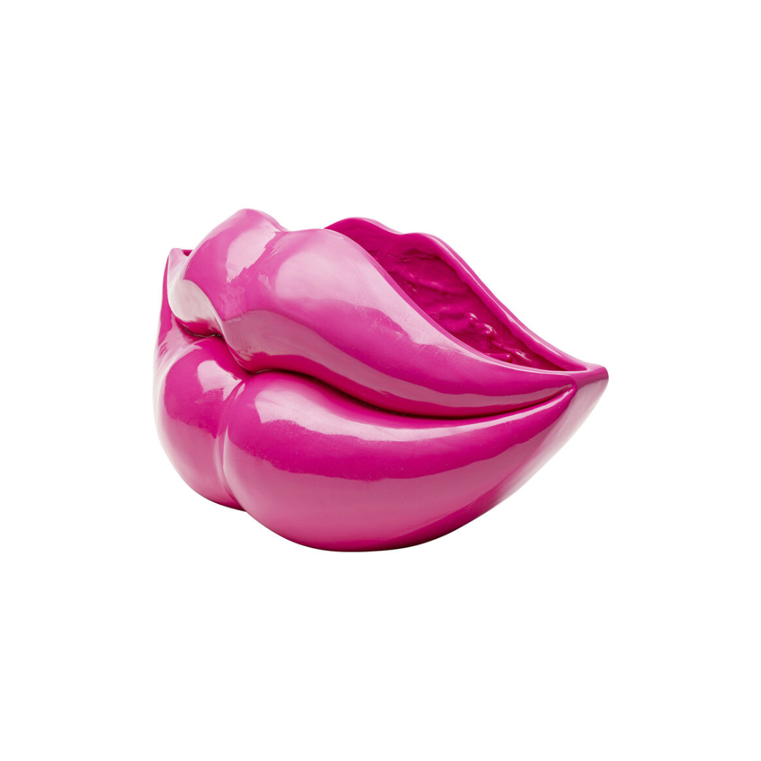 Vase Lips Pink 28cm-KARE