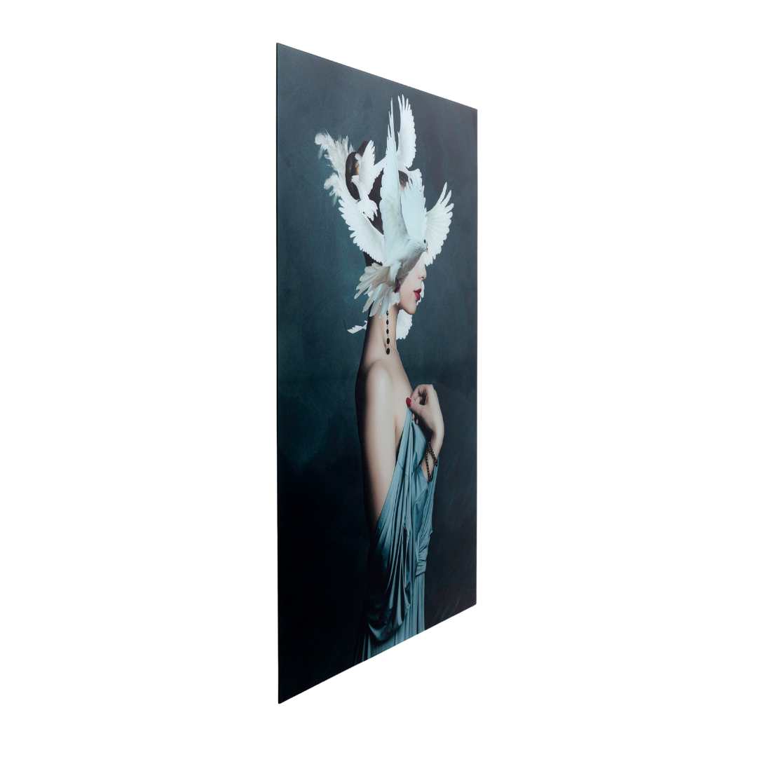 Glasbild Mother of Doves 80x120cm-KARE