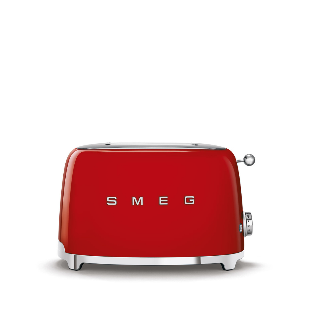 2-Schlitz-Toaster, kompakt rot - SMEG