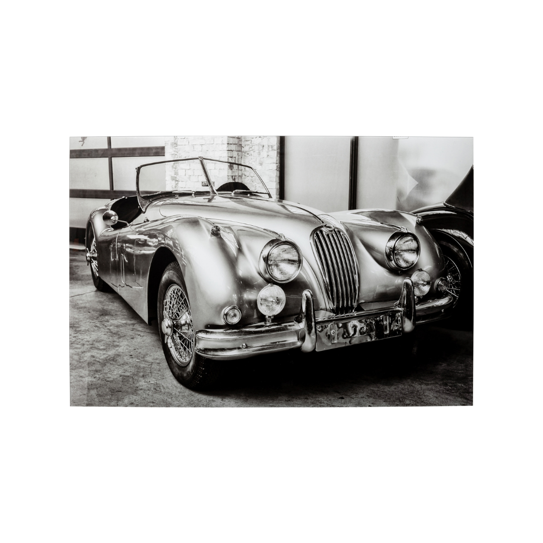 Glasbild Vintage Cabrio 150x100cm-KARE
