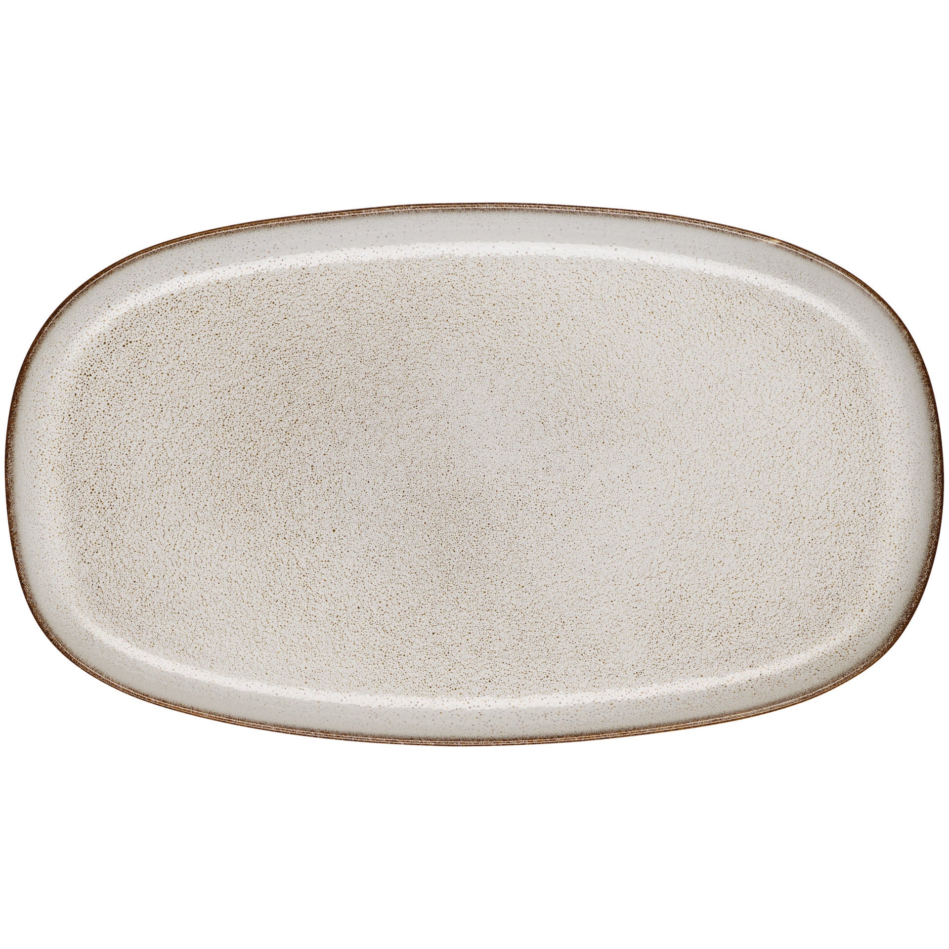 ASA Saison Platte- oval- sand 31 x 18 cm