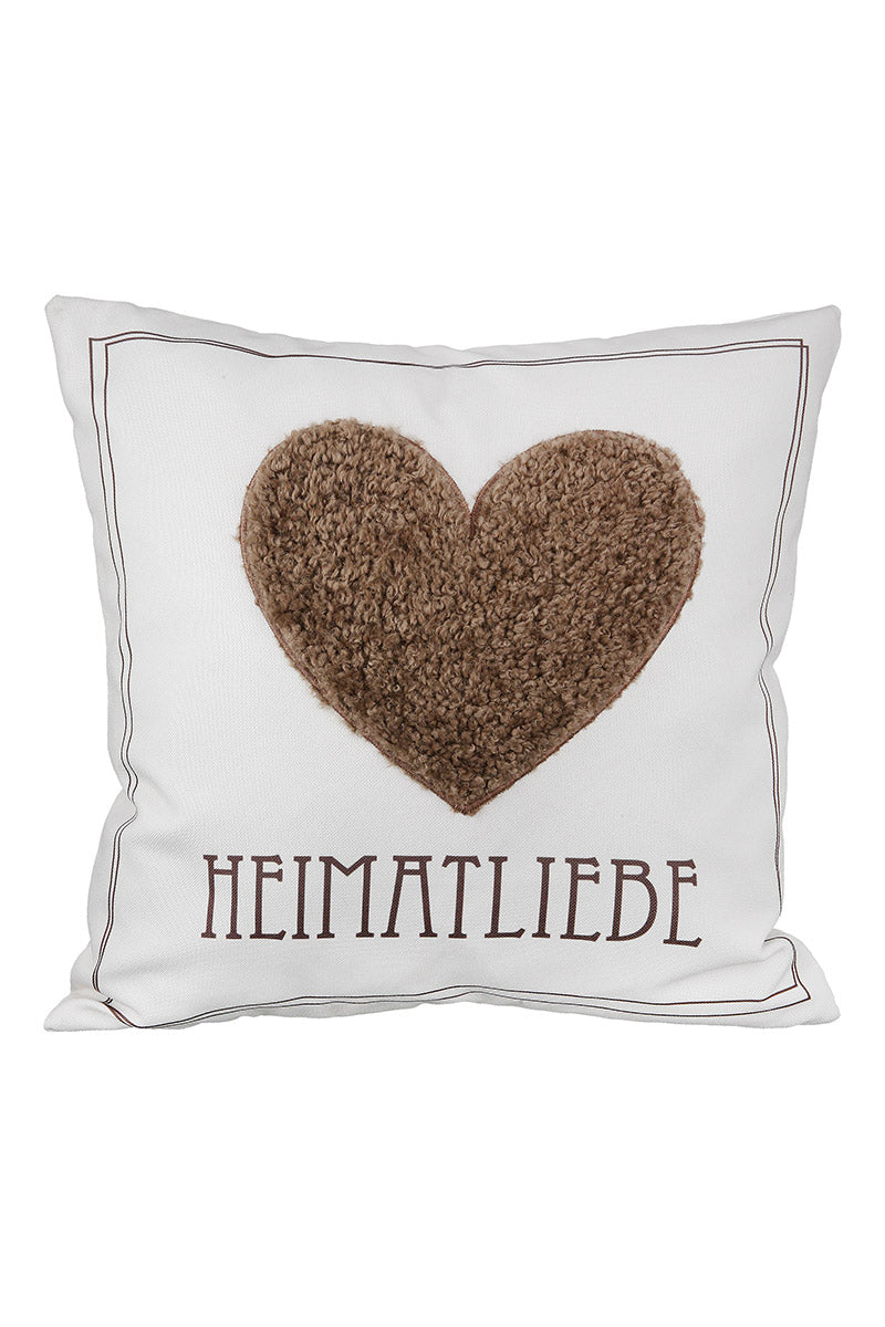 Kissen, quadratisch, "Heimatliebe"