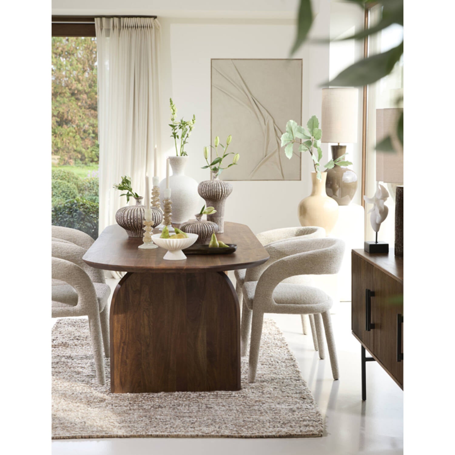 Esstisch stuhl Kyran beige