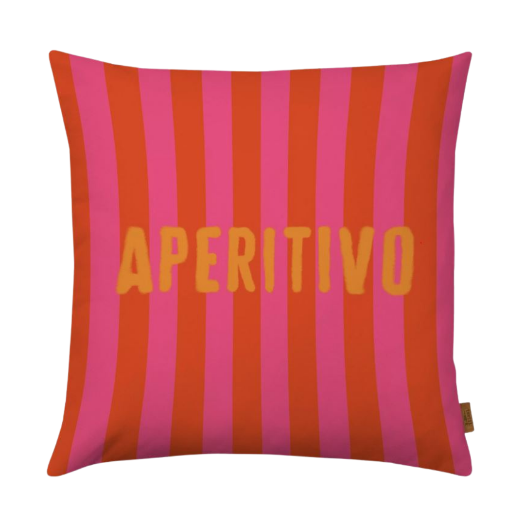 Kissen Aperitivo Pink Rot Orange - textilwerk