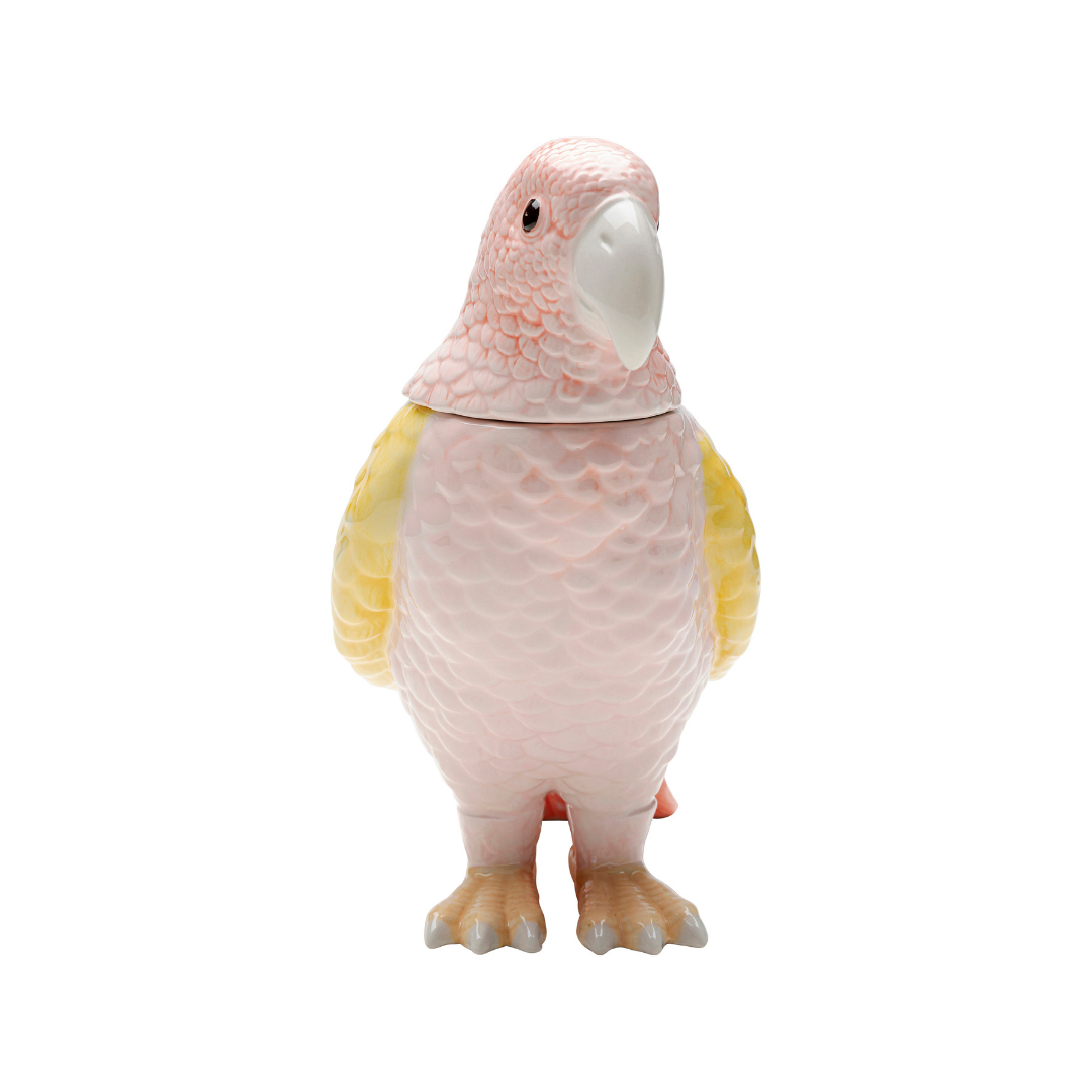 Deko Dose Exotic Bird Giallo 23cm-KARE