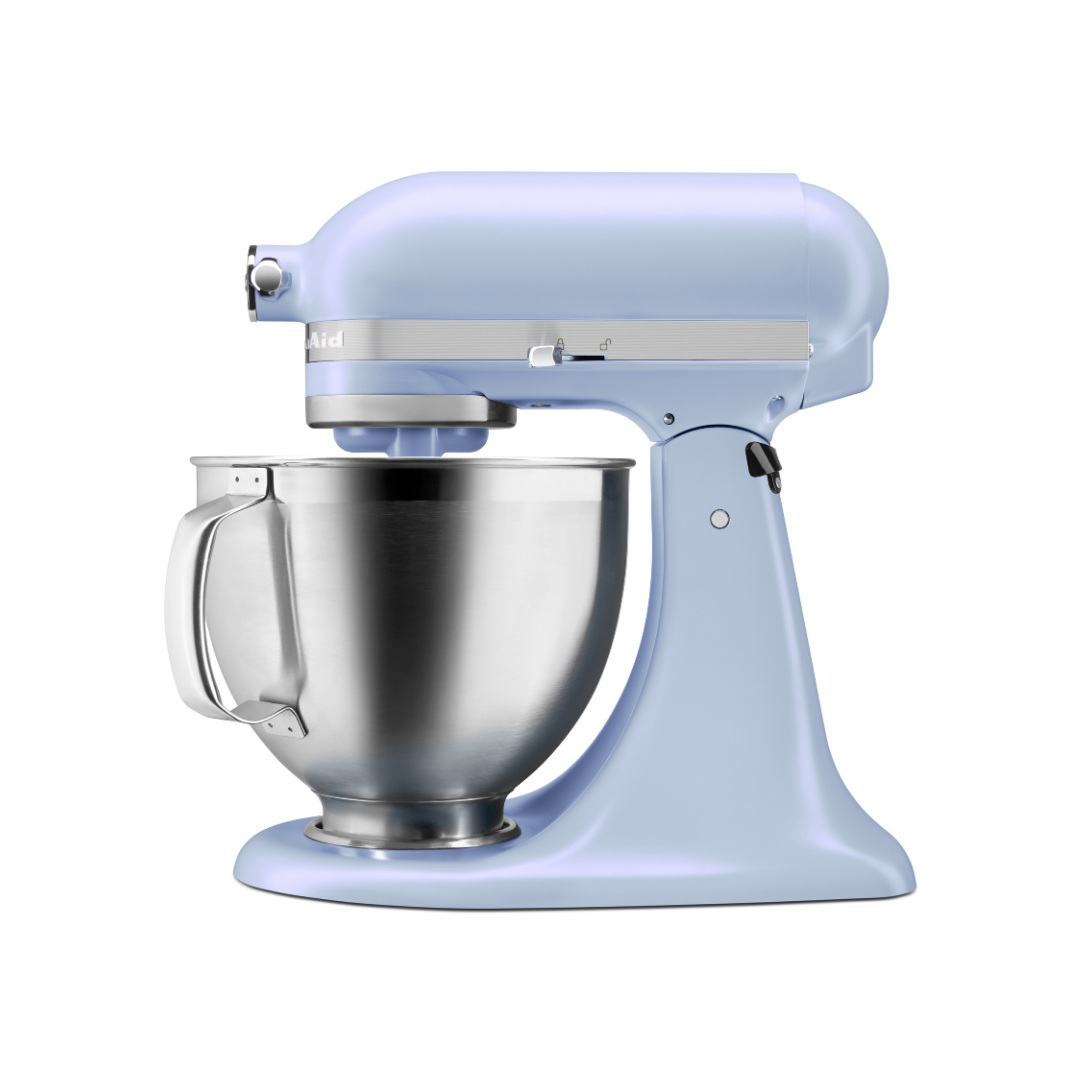 KitchenAid 4,7 l Artisan -  BLUE SALT inkl. Eismaschine und Motel a Mio Geschirr-Set