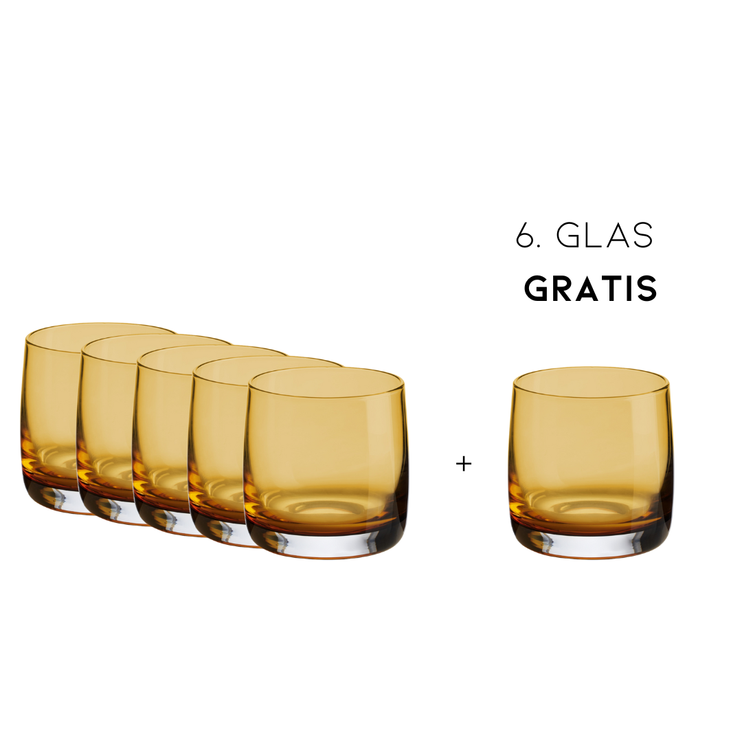 ASA Sarabi Glas- amber 5+1 GRATIS