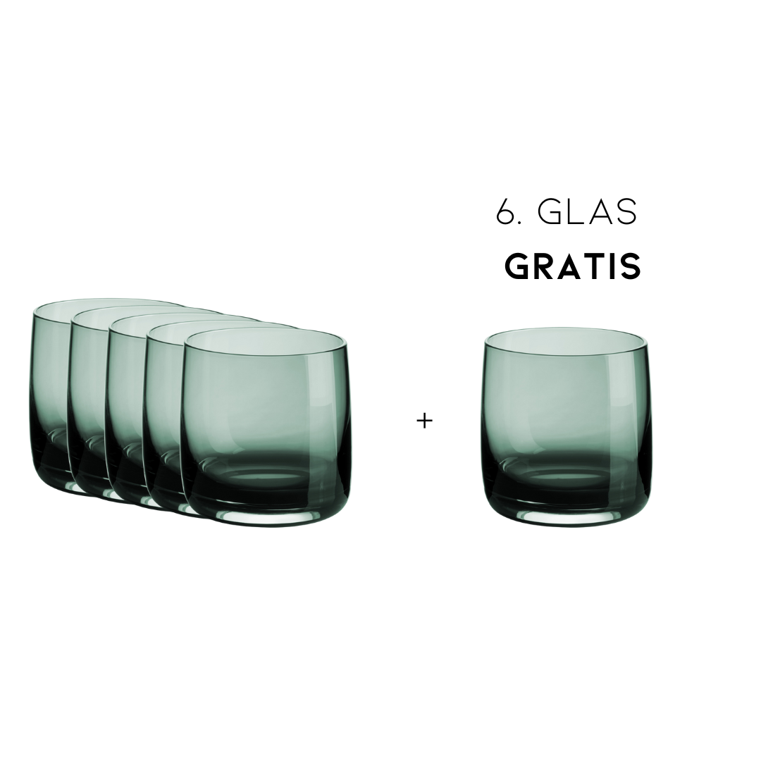 ASA Sarabi Glas- grün 5+1 GRATIS