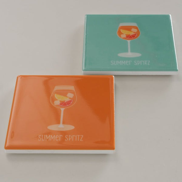 Untersetzer Summer Spritz, 4 tlg.,