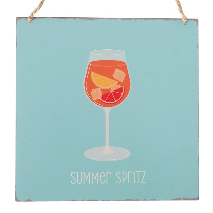Schild Summer Spritz, 3 sort.