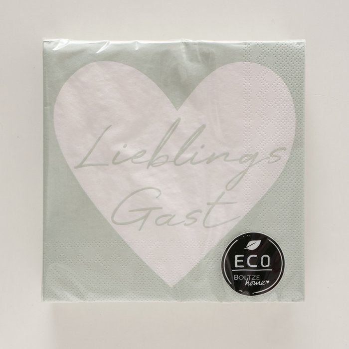 Servietten Lieblingsgast