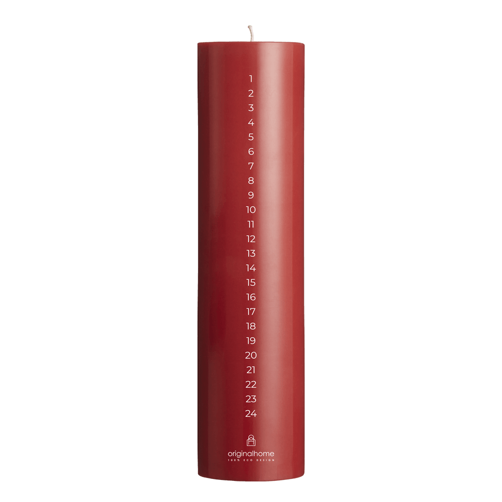 originalhome-Advent Candle Red numbers