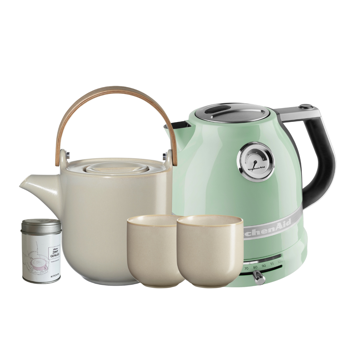 Tee-Set ASA Coppa + ARTISAN 1,5 L Pistazien - Geschenkset