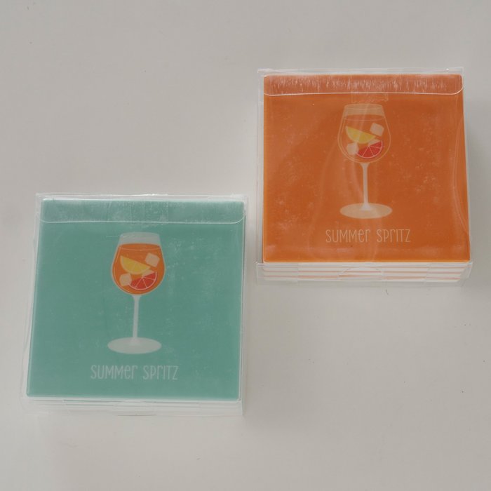 Untersetzer Summer Spritz, 4 tlg.,