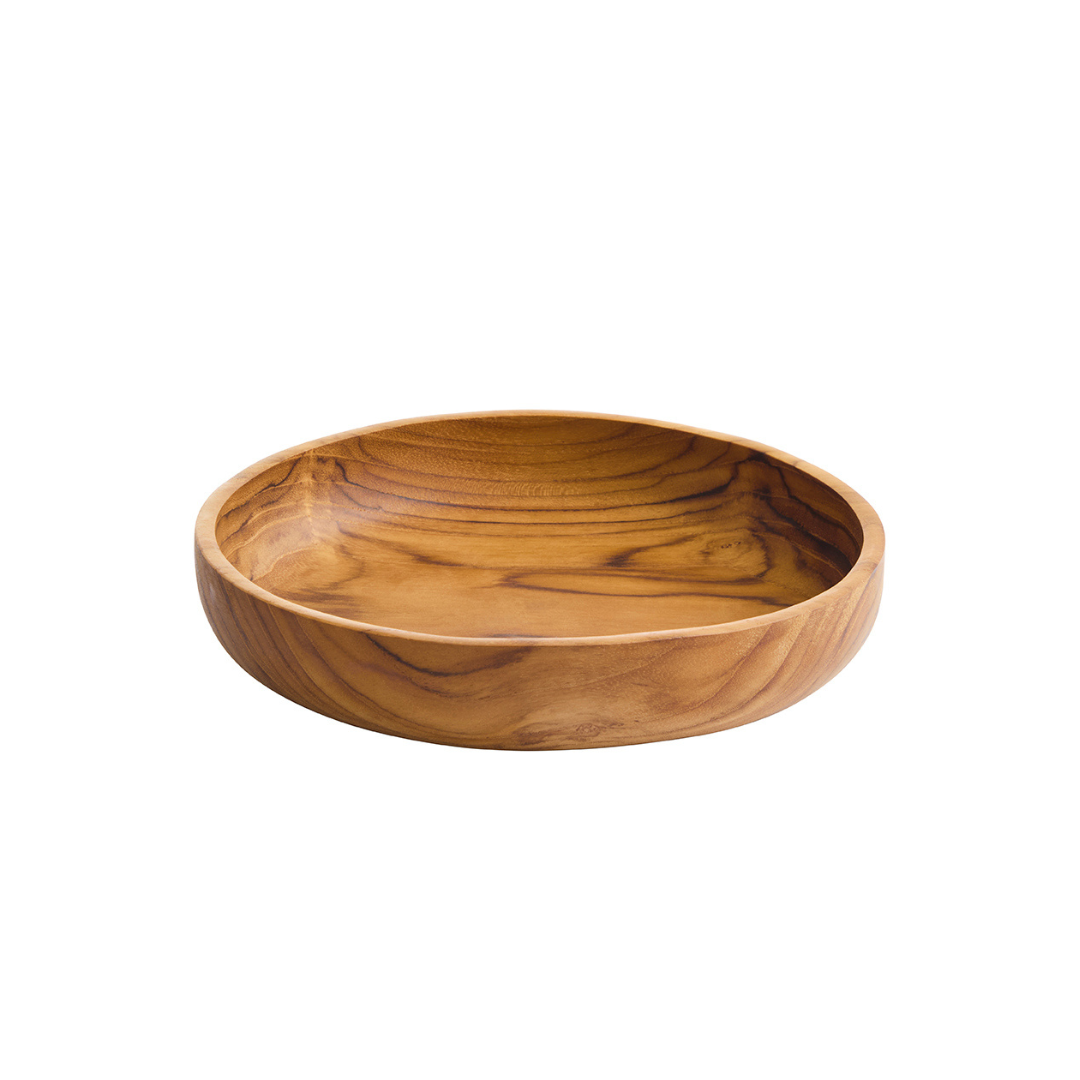 originalhome-Teak Root Plate ø 21